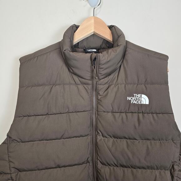 The North Face Mens Size XL Aconcagua 3 Vest Smokey Brown Down Puffer - Picture 2 of 5